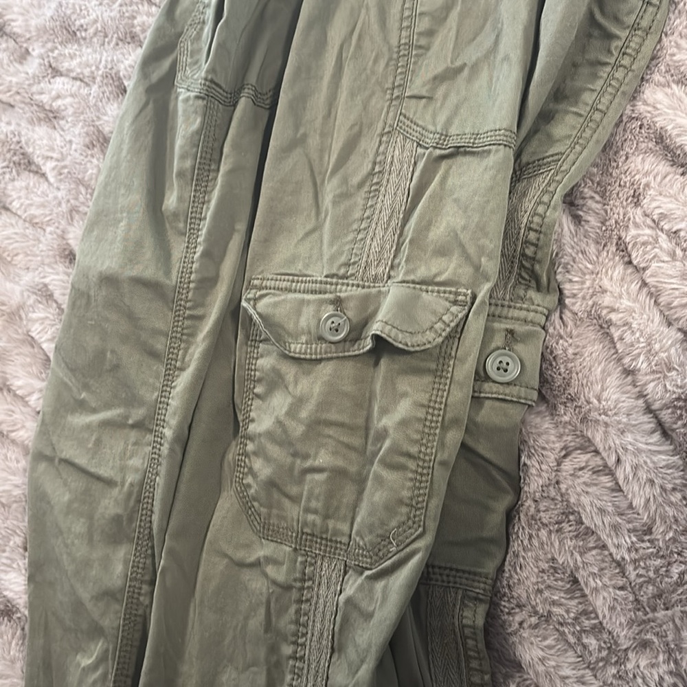 Style & Co - Cargo cropped pants - Olive green - Picture 10 of 11